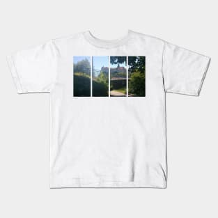 Sigmaringen castle in the Baden-Wurttemberg. Residence of the Hohenzollern earls and princes. It stands on the hill known as Castle Rock. Sunny summer day. Germany Kids T-Shirt